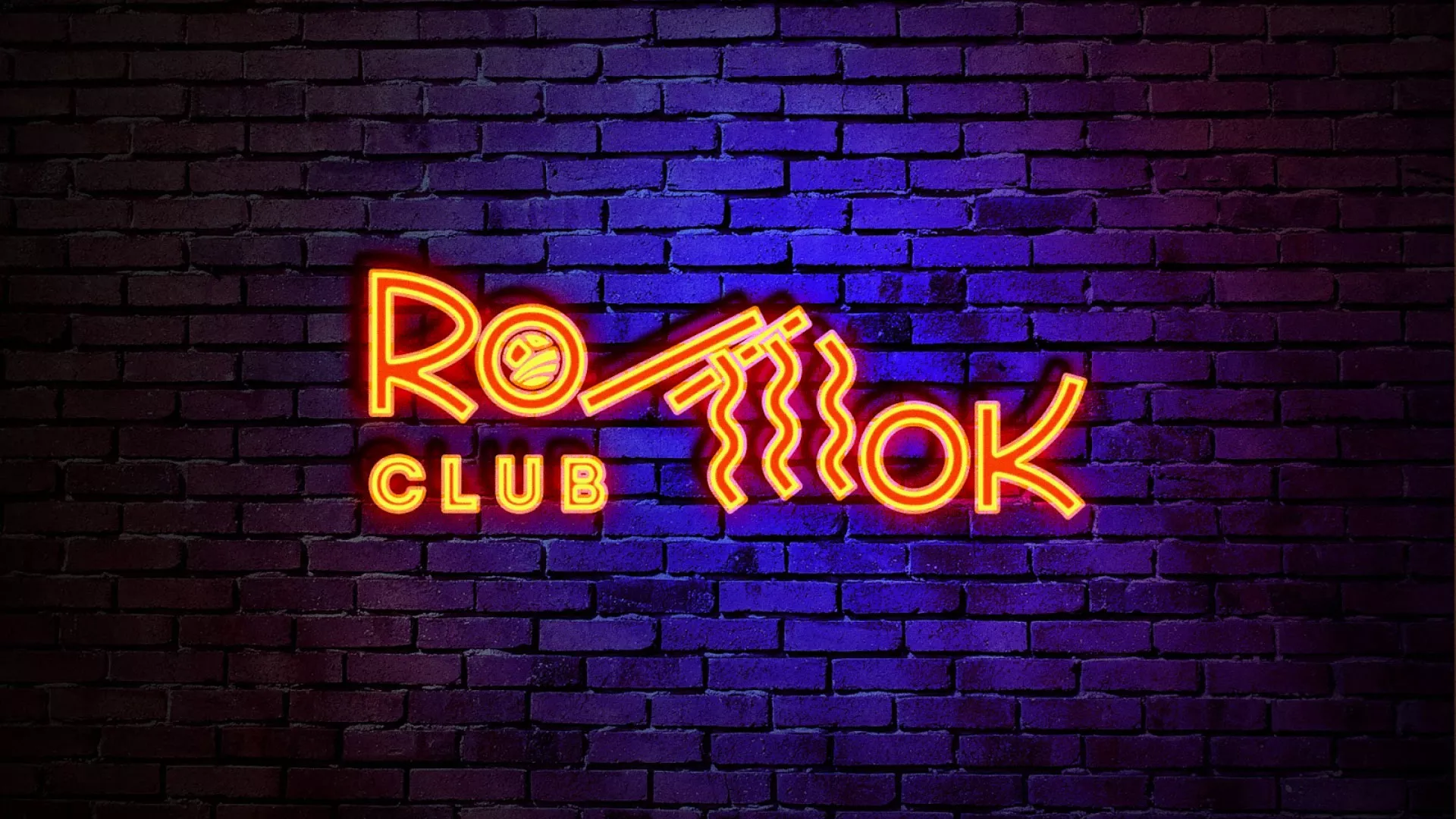 Разработка интерьерной вывески суши-бара «Roll Wok Club» в Чусовом
